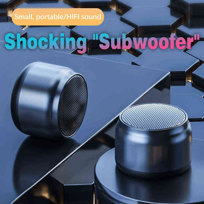 Portable Speakers K8 Desktop Small Steel Gun Bluetooth Speaker Outdoor