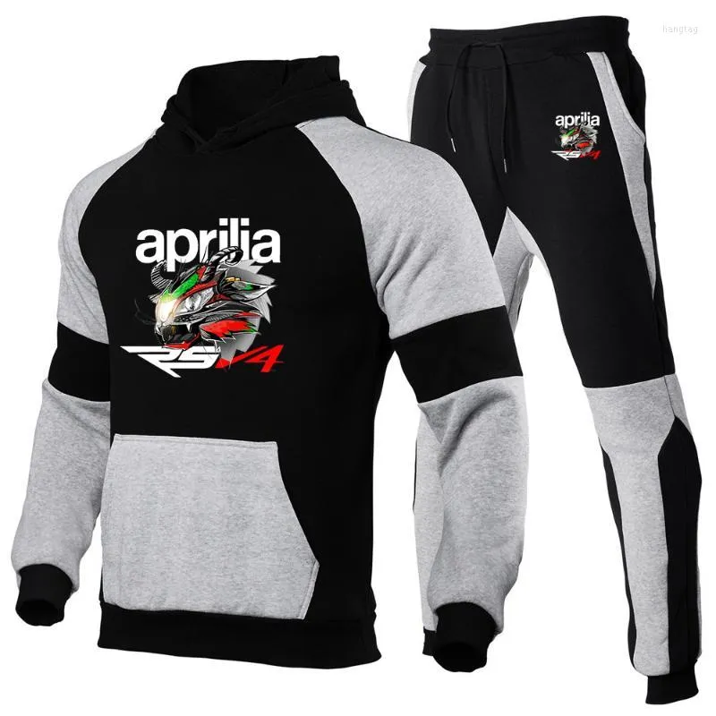 Survêtements pour hommes Aprilia Racing RSV4 2022 hommes de haute qualité à la mode sweats à capuche hauts pantalons vêtements de sport décontracté