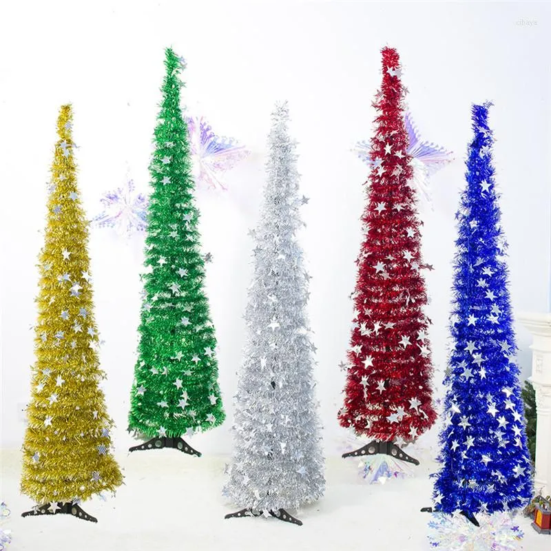 クリスマスの装飾人工ティンセルアップした豪華な折りたたみ折りたたみ折りたたみ