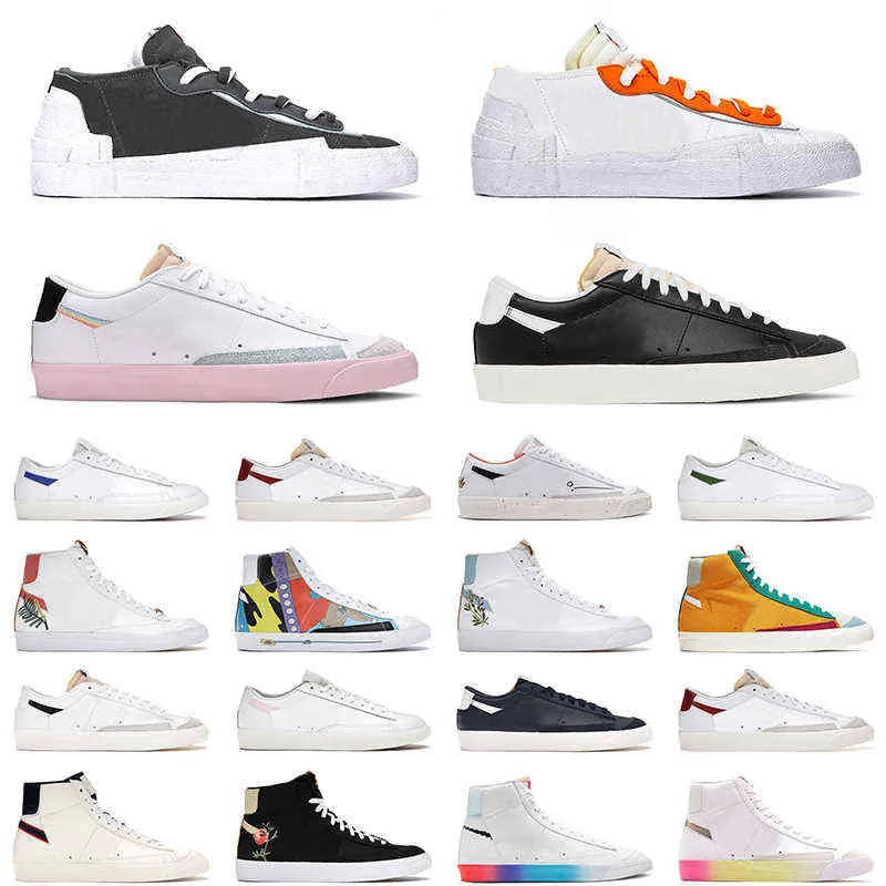 Running Shoes Blazer Iron Grey men women Blazers mid 7 Casual Shoes Classic Green Magma Orange Thermal White Designer Sneakers mens trainers outdoor jogging walking