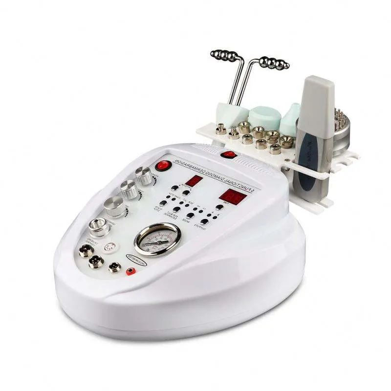 5 I 1 Diamond Microdermabrasion Beauty Care Machine Vacuum Sug Tool Peeling Ultraljudskrubber Microcurrent Bio Face Lyft Foton Light Therapy