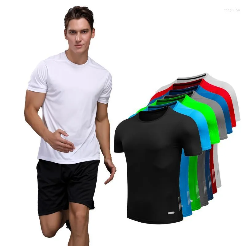 Camisetas Masculinas Camisetas Masculinas Camisas Homme Running Men Designer Secagem Rápida Camisetas Slim Tops Esportes Masculinos Fitness Tee Músculo Musculação