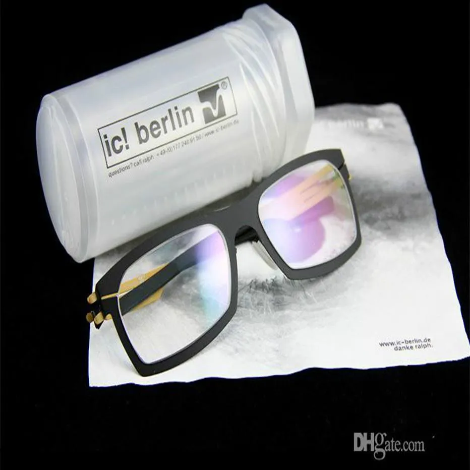 ICberlin Frame Natalia S Titanium Alloys Sungloy Prames Myopia Frame Frame Men and Women Designer 262F