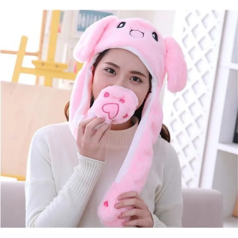 Party Favor Mignon Oreilles De Lapin Chapeau Mobile Airbag Doux Sauter Drôle  Casquette Jouet Dessin Animé Filles Kawaii Jouets En Peluche Cadeau Pour  Enfants Adultes Du 4,74 €