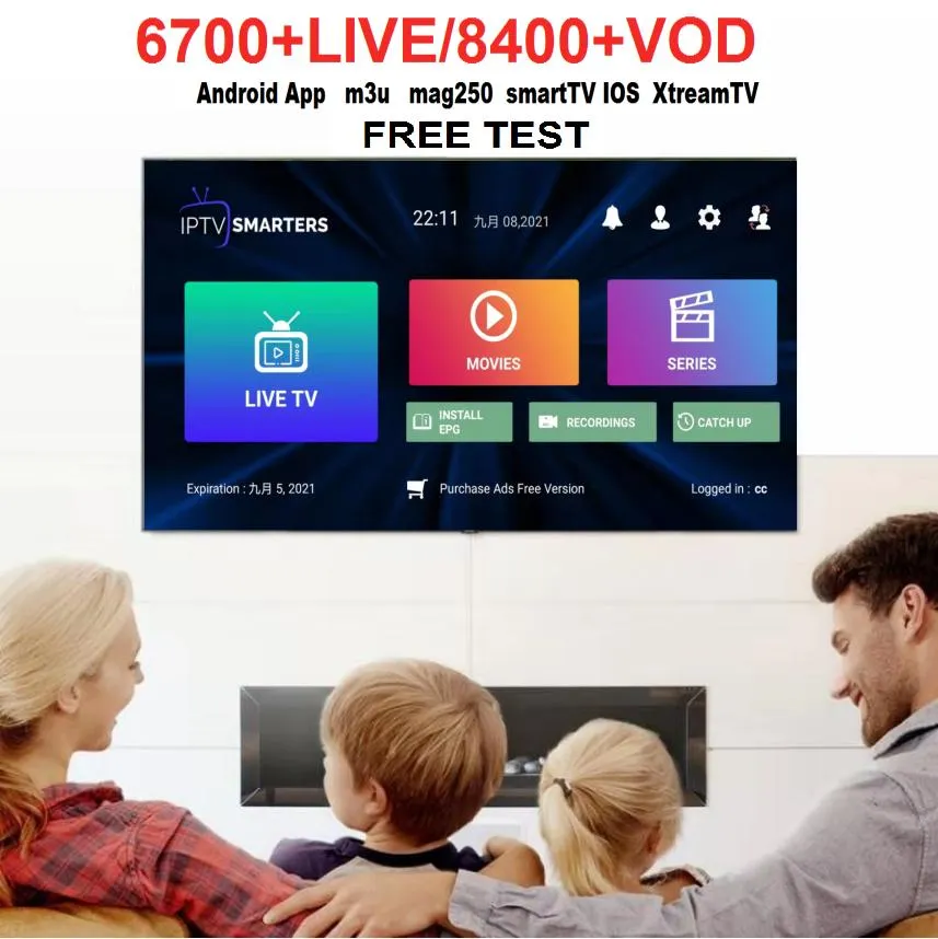 Najnowsze programy Odbiorniki Link M3U dla Smart TV Android Hot Sell Holands USA Kanada Europejska tablet PC Ochraniacze ekranu