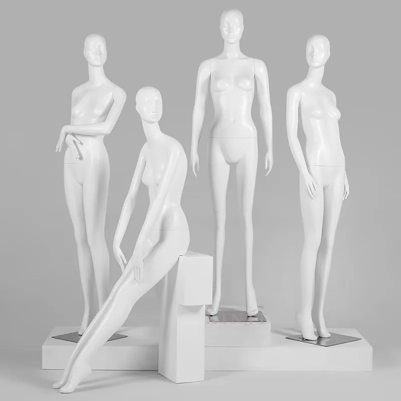Slim Body Mannequin Женский модель всего тела белый и черный цвет для дисплея