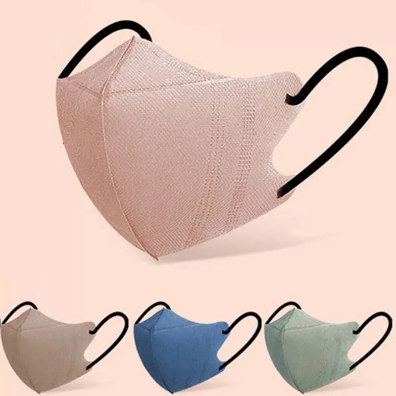 Morandi adult color 3d three-dimensional mask new cute fashion men and women trendy disposable breathable