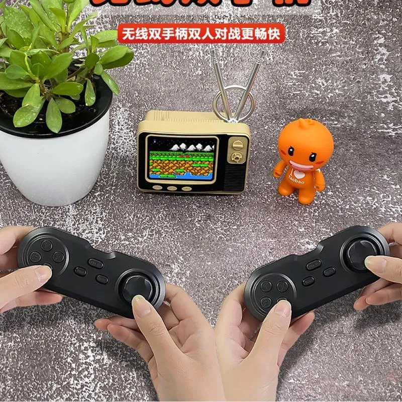 2つのワイヤレスコントローラーを備えたNES用のレトロミニテレビコンソールハンドヘルドゲームビデオゲーム108クラシックAVアウト