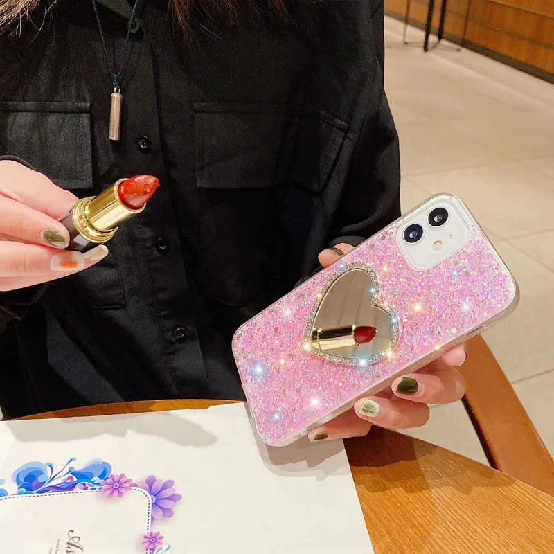 Glitter Ladies Phone Case with Makeup Mirror for iPhone 8 Plus 7 Plus 11 Pro Xs Max XR TPU Shockproof Dirt-Resistant Cover from Dhgate Cell Phone Cases - price 1.7 Glitter Ladies Phone Case with Makeup Mirror for iPhone 8 Plus 7 Plus 11 Pro Xs Max XR TPU Shockproof Dirt-Resistant Cover from Dhgate Cell Phone Cases - price 1.7