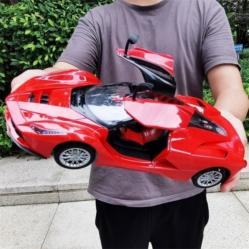 ElectricRC Car Large Size 1 14 Electric RC Car Remote Control Machines On Radio Control Vehicle Toys For Boys Door Can Open 6066 220830