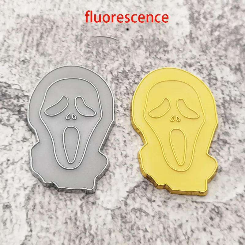 Sublimation Party Decoration grimace scream Car Sticker For Auto Truck 3D Badge Emblem Decal Auto Accessories halloweens decorations