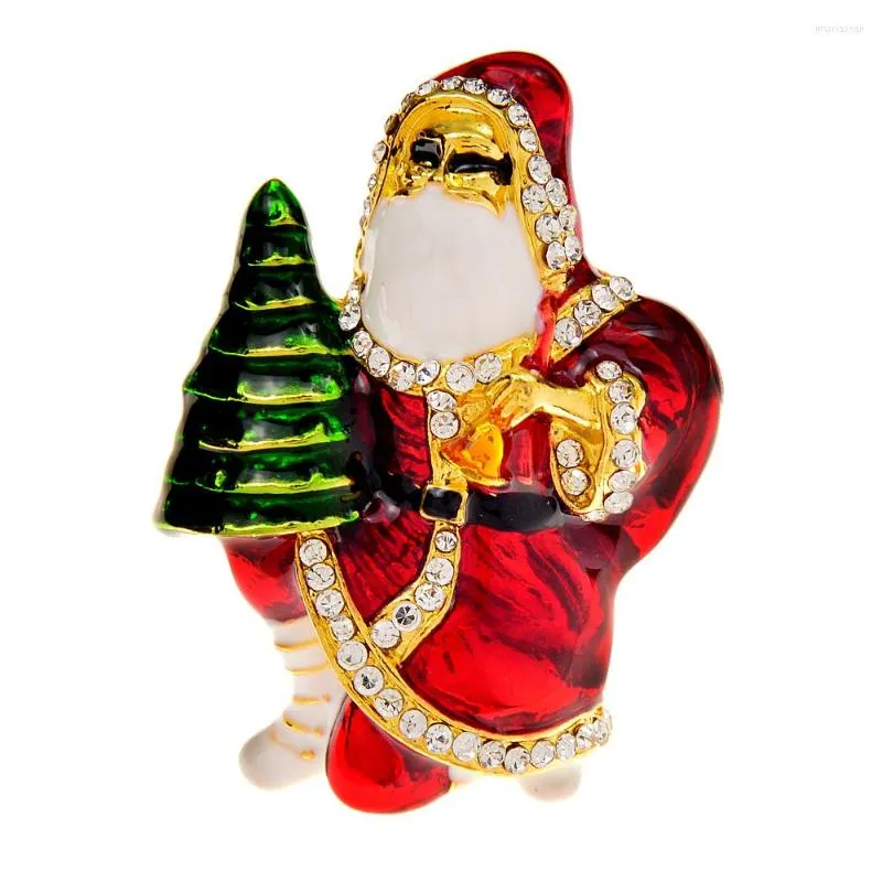 Broches Cindy Xiang Enamel Christmas Santa Claus Brooch Fashion Festival Pin