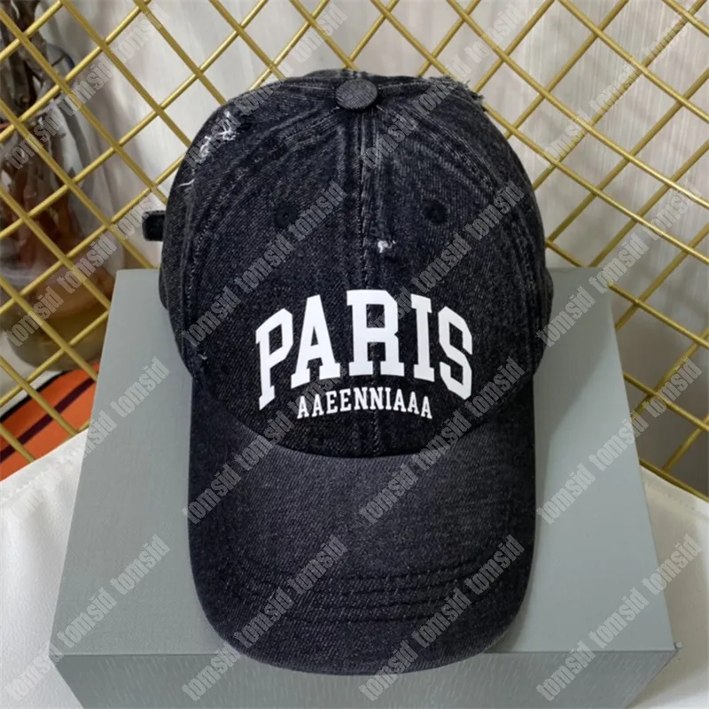 Denim Mens Designer Ball Caps Casquette Luxury Hats Womens Baseball Cap قابلة للتعديل للجنسين.