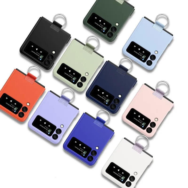 Mobiltelefonfodral som är tillämpliga på ZFLIP4 Multi-färg ZFLIP3 Vikning Personlig kreativ ring Fall Protection Sleeve