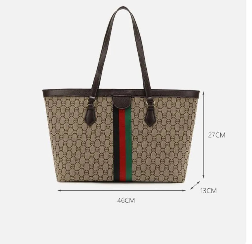 2022 Sacs à bandoulière Designer Femmes Sacs Sacs à main de Noël avec accessoires de sangle colorés Grande capacité Composite PU fourre-tout en cuir