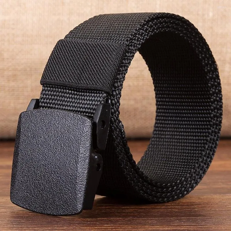 أحزمة 2022 Fashion Men Belt Men Men في الهواء الطلق نايلون Canvas Canvas Web Cintos Masculinos de Couro Luxo Cinturon Hombre