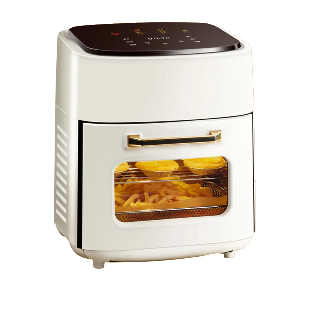 Air Fryers Fryer Haushalt große Kapazität 15 l visuell ölfreier intelligenter Ofen französische Frites Maschine 220 V 110 V US EU 1500W Hühnerbraten 221130