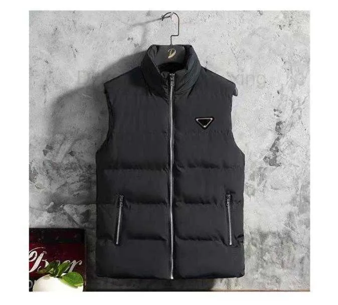 Gilets pour hommes vestes de créateurs manteaux femme mens zipper gilet sans manches à capuche parka hiver coupe-vent surdimensionné 4XL 5XL 6XL cj