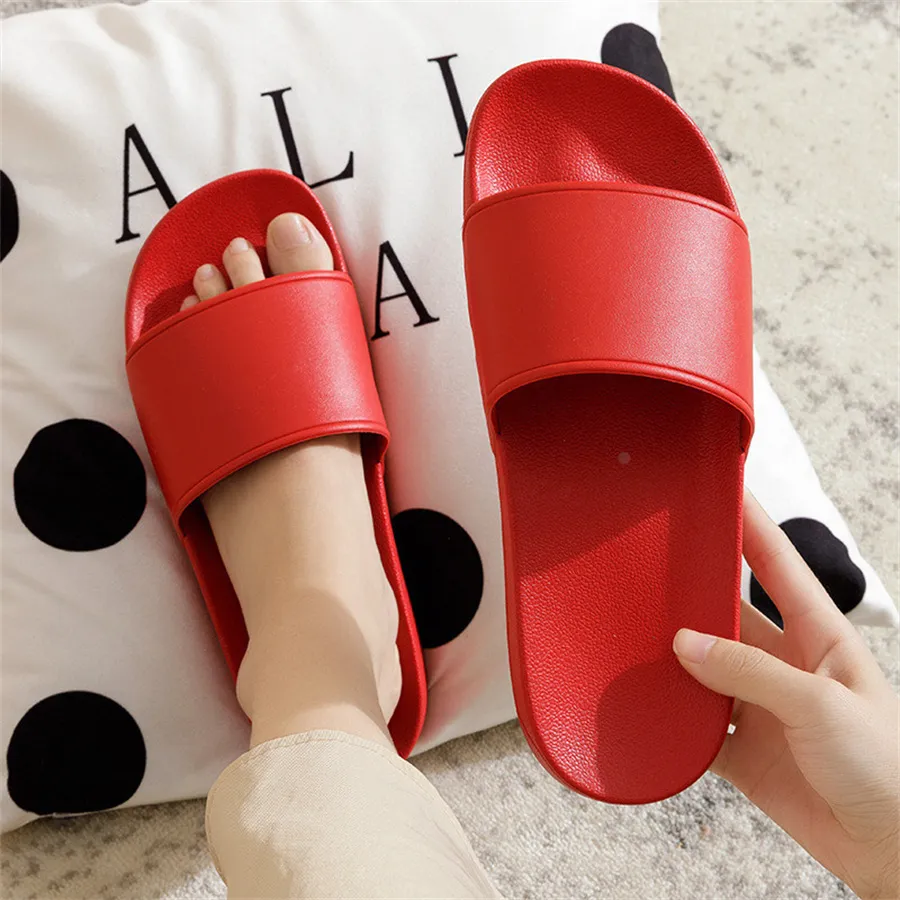 Fashion Simple Solid Rubber Slippers For Women Indoor Flip Flops dfgbvdd