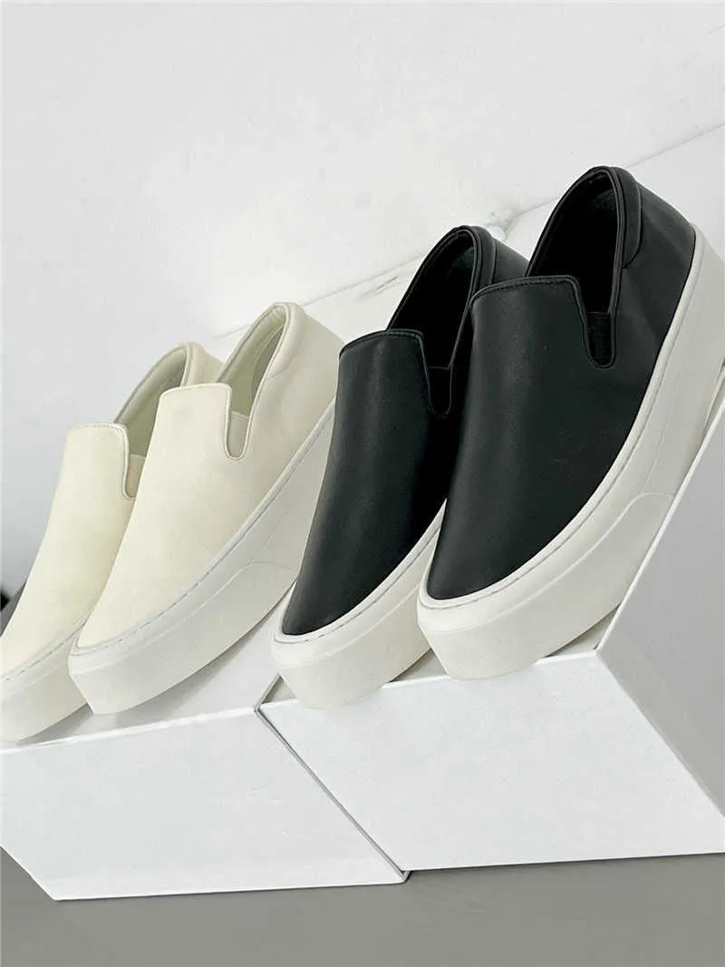 Red Bottom Leather Casual Shoes: Simple, Stylish, and White from