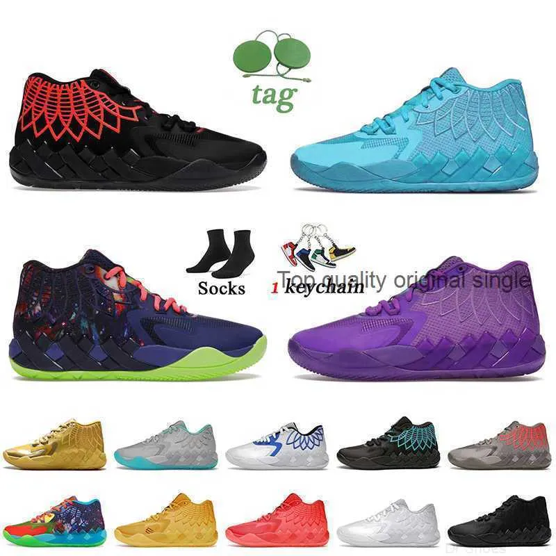 Chaussures à roulettes AAA Chaussures de basket Morty Red Blast Queen City Galaxy Lamelo Ball Mb.01 1Of1 Rick And Not From Here
