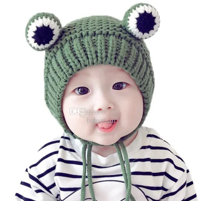 Children's Winter Hat, Cute Cartoon Deer Horn Earmuffs Knit Hat