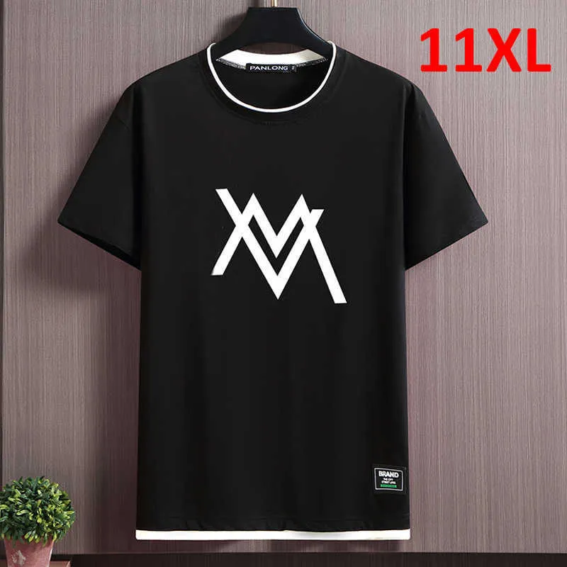 القمصان للرجال بالإضافة إلى حجم 11XL Tshirt القمصان ذات الحجم الكبير الرجال 2022 الصيف القصيرة الأكمام t أزياء الطباعة غير الرسمية TEES الذكور TEE T221130