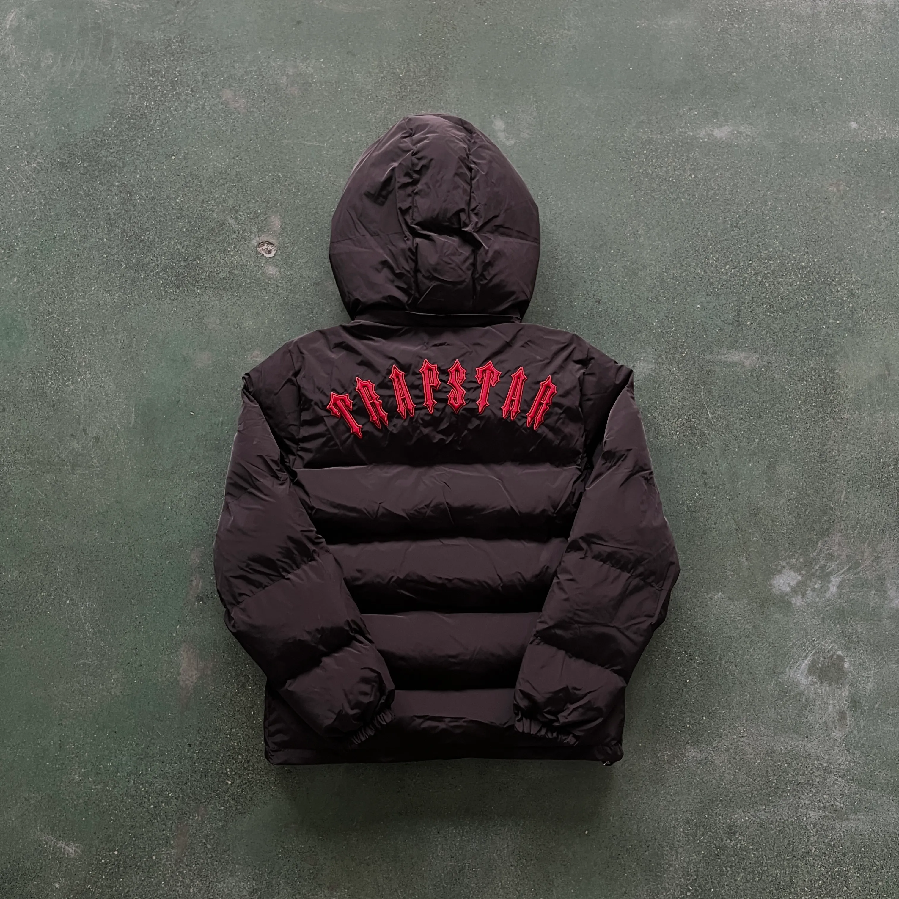 Trapstar hoodie black and red top