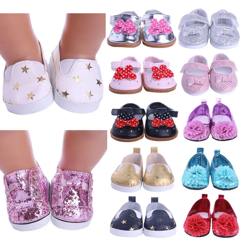 Doll Accessories Shoes Clothes Handmade Boots 7Cm For 18 Inch American 43Cm Baby Born Generation Girl Toy DIY 221130