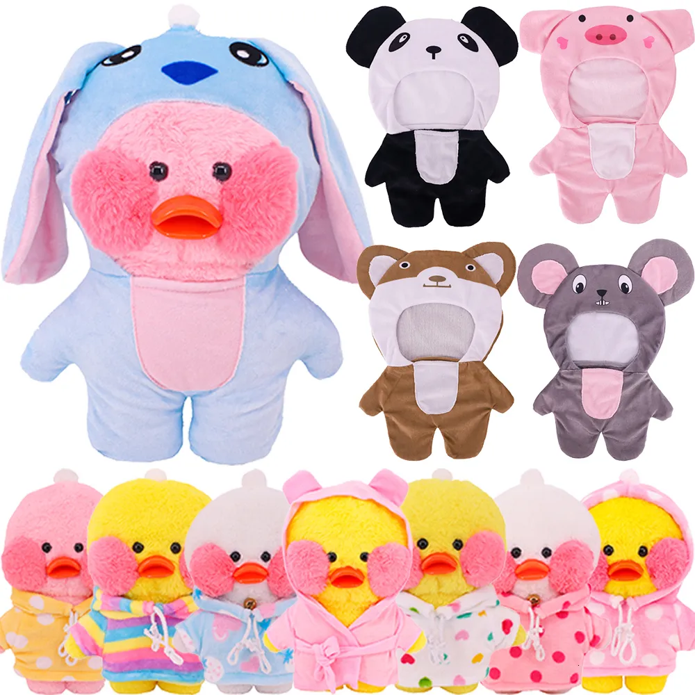 Accesorios para muñecas, ropa para pato, 30 cm, lalafanfan, juguete de peluche amarillo Kawaii, muñecos de animales suaves, juguetes para niños, regalos de cumpleaños 221130