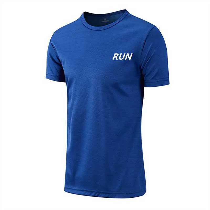 Men's T-Shirts High Quality Polyester Men Running T Shirt Quick Dry Fitness Shirt Training Exercise Clothes Gym Sport Shirt Tops Lightweight T221202