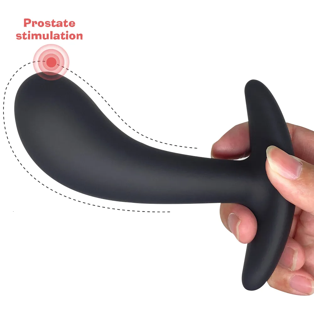 Giocattoli anali Testa grande Stimolatore della prostata Soft Plug Sex Shop Gel di silice liquido Butt Masturbatore femminile Erotico per coppia 221130