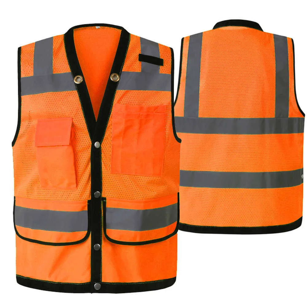 Wholesale Industrial Reflective Safety Vest Hi Vis Safety Vest