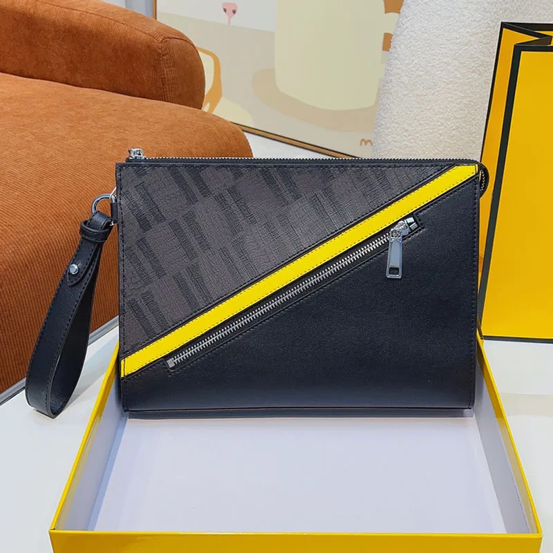 Men Clutch Bags Handbags Shopping Underarm Bags Zip Handbag Purse