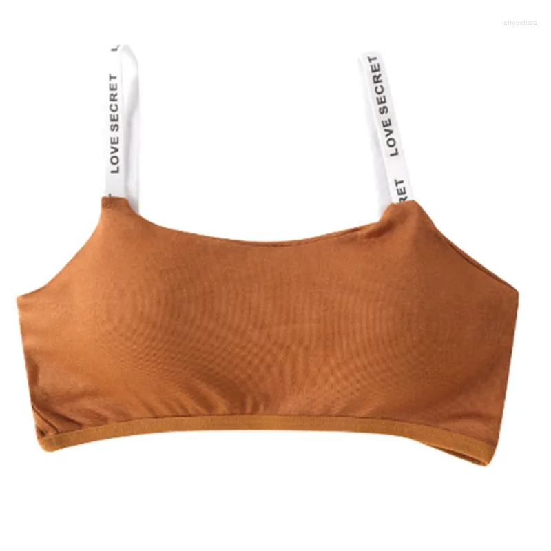 Bras Threaded English Letter Shoulder Strap Wrap Chest Vest From