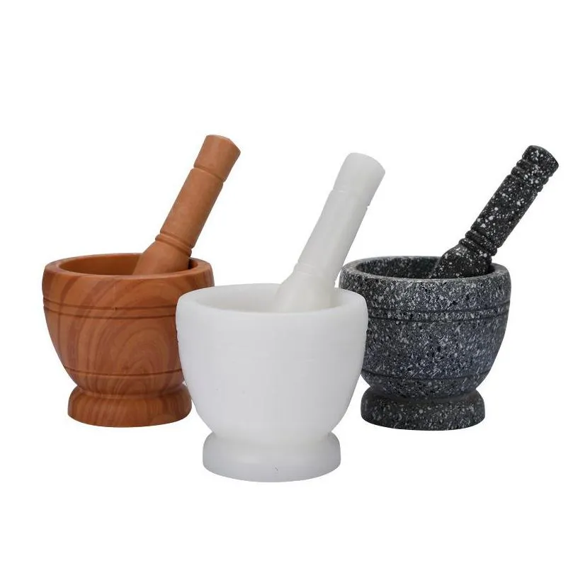 grinder pestle rolling mill manual mashed garlic pounder abrader stone mortar pepper spice kitchen tools 4 8tq c2