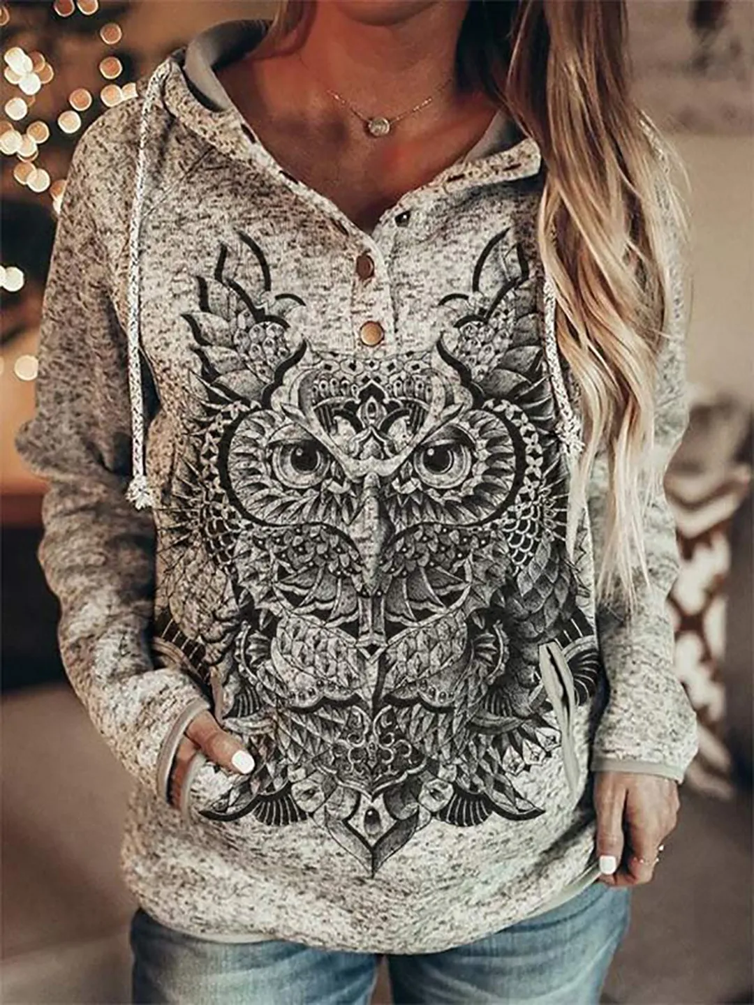 Vintage Oversized Wolf Oversized Hoodie Women For Women Fashionable  Sweatshirt With Owl Design, Perfect For Autumn 221129 From Luo04, $15.58