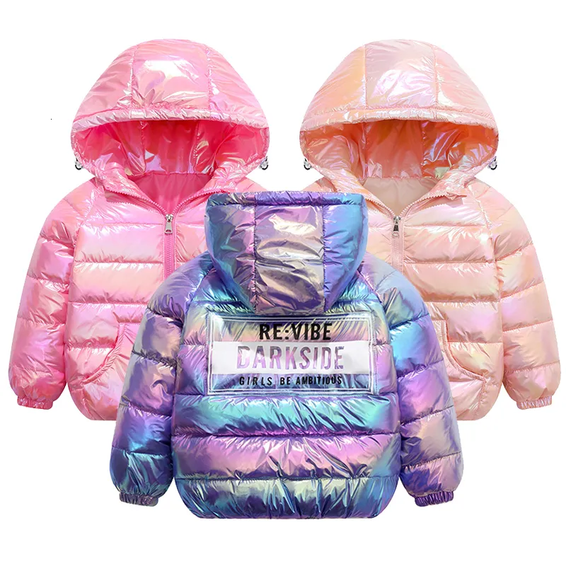 Casaco para baixo 2 9y Meninos Jackets White Duck Duck Winter Fashion Jacket Outwear Roupas de crianças quentes 221130