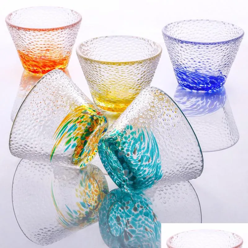 Te koppar Glass Tea Cup Creative Heatresistant Transparent Teacup 25 ml 35 ml 40 ml Kung Fu Drinkware 195 N2 Drop Delivery Home Dhgarden DHH5N