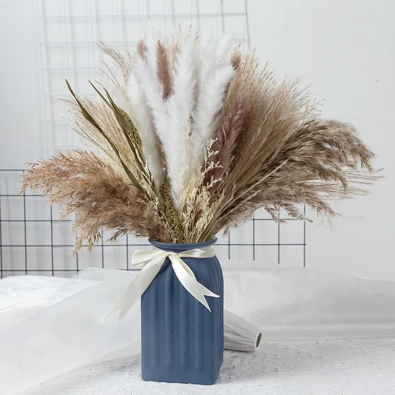 Decorative Flowers Luxury Natural Dried Pampas Reed Lover Grass For Bohe Home Flower Centerpiece Arrangements Table Decoration And Accessor