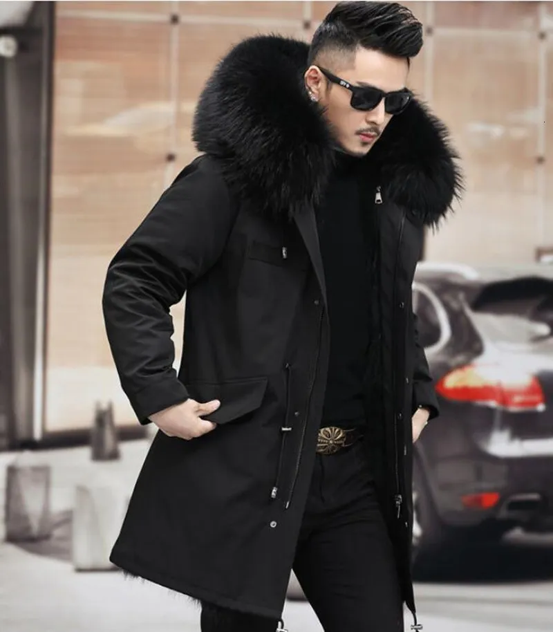 Mens knee length parka coats sales