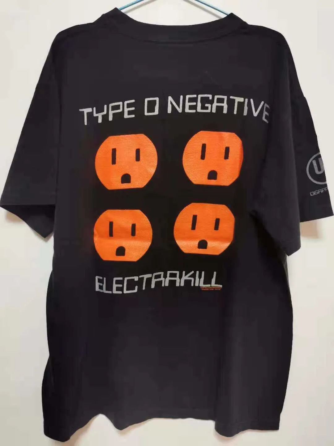 Men's T-Shirts Top Quality High street Vintage Wash old TYPE O NEGATIVE fashion ECECTRAKILL short-sleeved T-shirt T221130