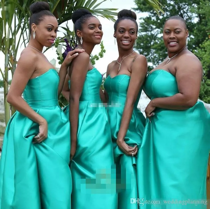 Turquoise 2024 bridesmaid dresses