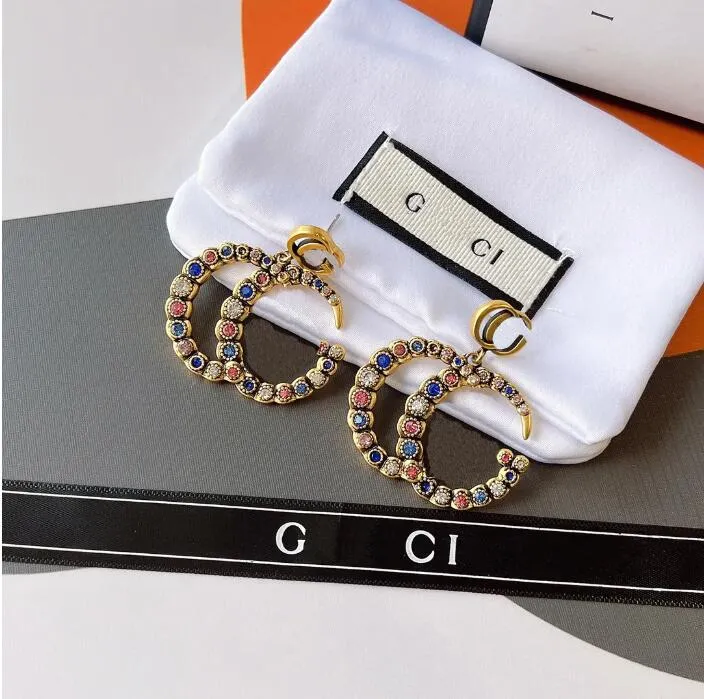 Popolare ciondolo con diamante dal colore delicato progettato per orecchini da donna gioielli di design placcati in oro accessori per ragazza selezionati regalo A765