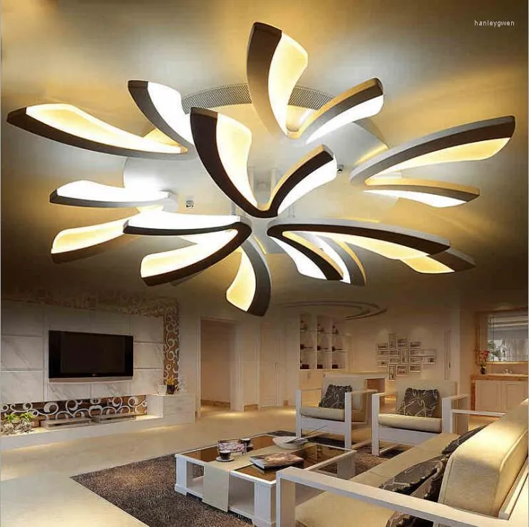 Ceiling Lights Ultra-thin LED Lamp Living Room Art Modern Minimalist Creative Profile Shaped Acrylic V-shaped Dandelion .