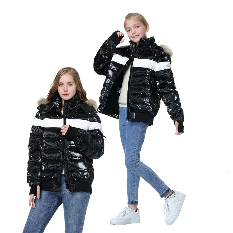 Manteau en duvet Orangemom Marque Adolescent Hiver Duvet de Canard Blanc Enfants Veste Pour 8Y adultes Garçons filles vêtements chaud Parka Maman et Papa 221130