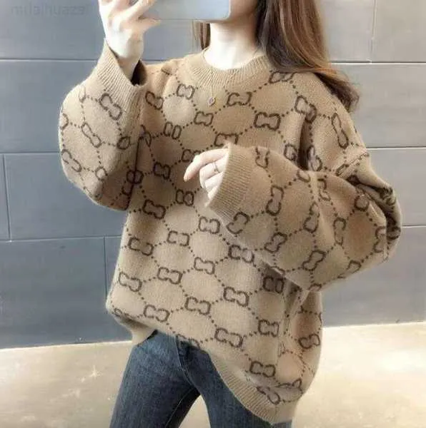 Womens Sweaters 2022G Brandontwerper Women Sweater Quality Dames Sweatshirt Brand Classic Letters Designer Cardigan Long Sleeve Topj55p