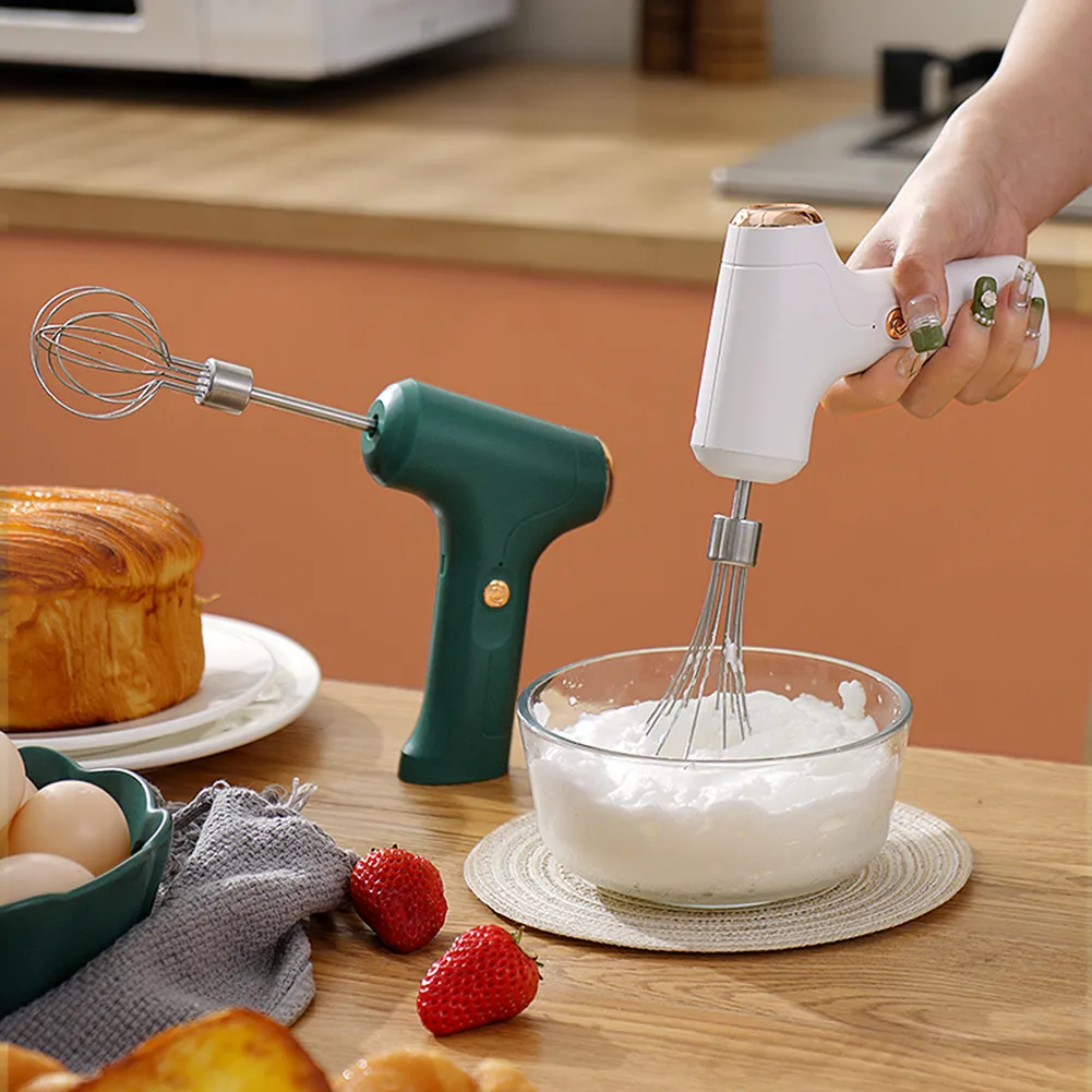 Autre Cuisine Salle À Manger Bar Mélangeurs Alimentaires Sans Fil Mini Batteur À Oeufs Mélangeur Électrique De Poche Automatique Crème Gâteau Cuisson Pâte 221202313G