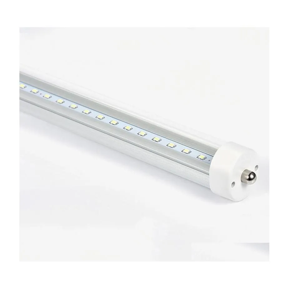 Led Bulbs /Tubes 2.4M 8Ft Fa8 Single Pin T8 Tube Fluorescent 8Feet 8 Foot 45W Repalcement Lamp Smd2835 Drop Delivery Light Dhf6W