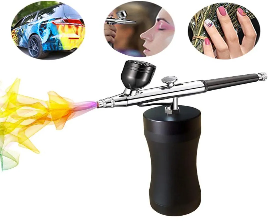 Rechargeable Portable Airbrush Kit Wireless Air Compressor Spray Gun Makeup Art Nail Cake Temporary Tattoo Machine9482453